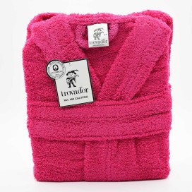 Albornoz Infantil Calypso Fucsia – 100% Algodón Trovador