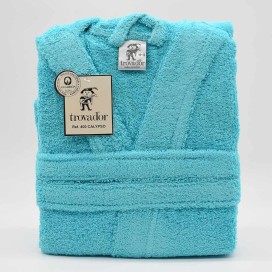 Albornoz Infantil Calypso Turquesa – 100% Algodón Trovador