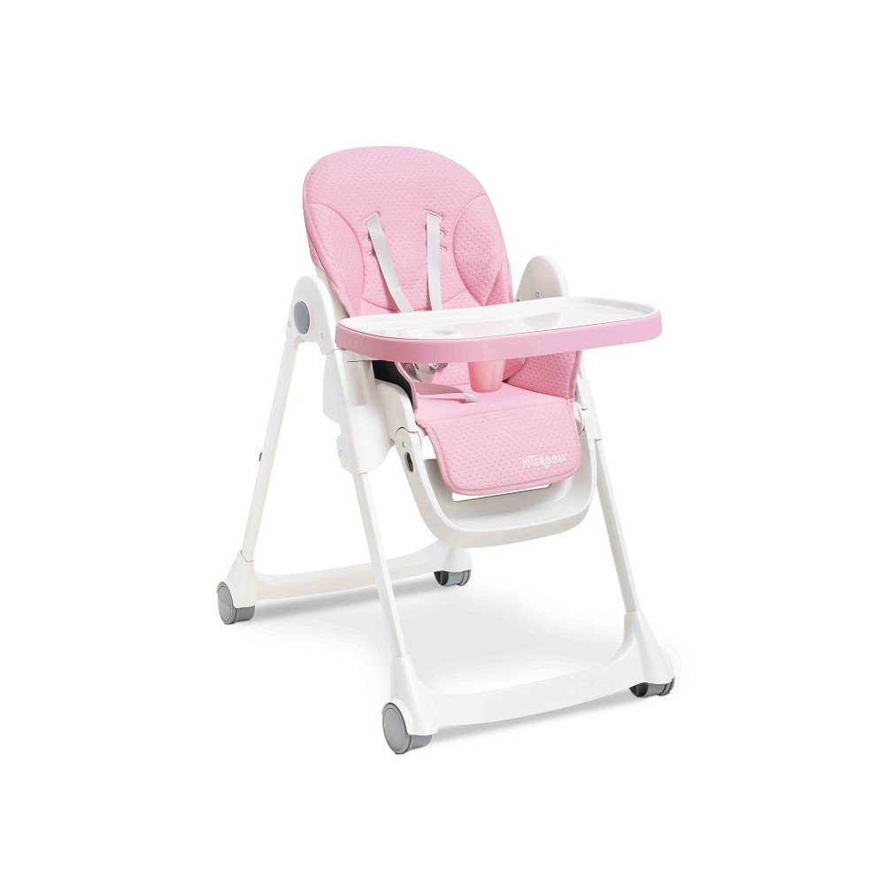 TRONA ALUMINIO COMFORT EAT ROSA INTERBABY