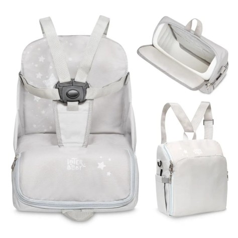 TRONA DE VIAJE ESTRELLAS GRIS INTERBABY