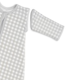Saco de Dormir Bebé Vichy Gris - Interbaby