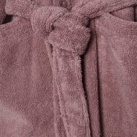 Albornoz de Rizo 100% Algodón Zero Twist Don Algodón – Color Malva