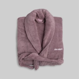 Albornoz de Rizo 100% Algodón Zero Twist Don Algodón – Color Malva