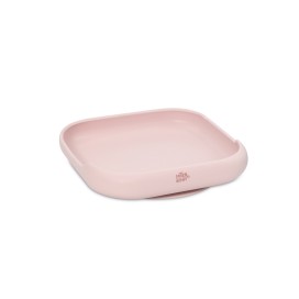 Set de Vajilla Infantil de Silicona 4 Piezas – Rosa