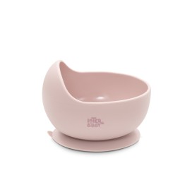 Set de Vajilla Infantil de Silicona 4 Piezas – Rosa