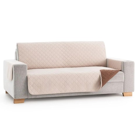 Funda Cubresofá Acolchada Reversible Couch Cover (Beige)