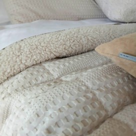 Conforter Jacquard Sherpa Salce (Blanco) – Sandeco