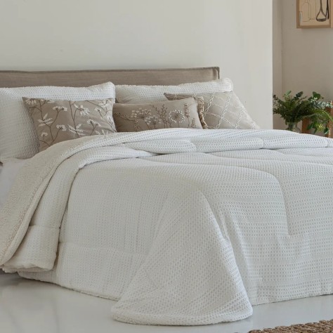 Conforter Jacquard Sherpa Salce (Blanco) – Sandeco