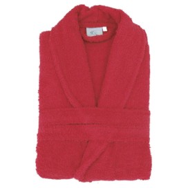 Albornoz de Rizo Granate 100% Algodón – Elegancia, Calidez y Máxima Absorción