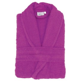 Albornoz de Rizo Morado 100% Algodón – Elegancia, Calidez y Máxima Absorción