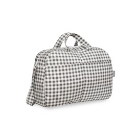 Bolso de Maternidad Vichy Gris Oscuro de Don Algodón – Estilo y Funcionalidad