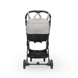 Bolso de Maternidad Vichy Gris Oscuro de Don Algodón – Estilo y Funcionalidad