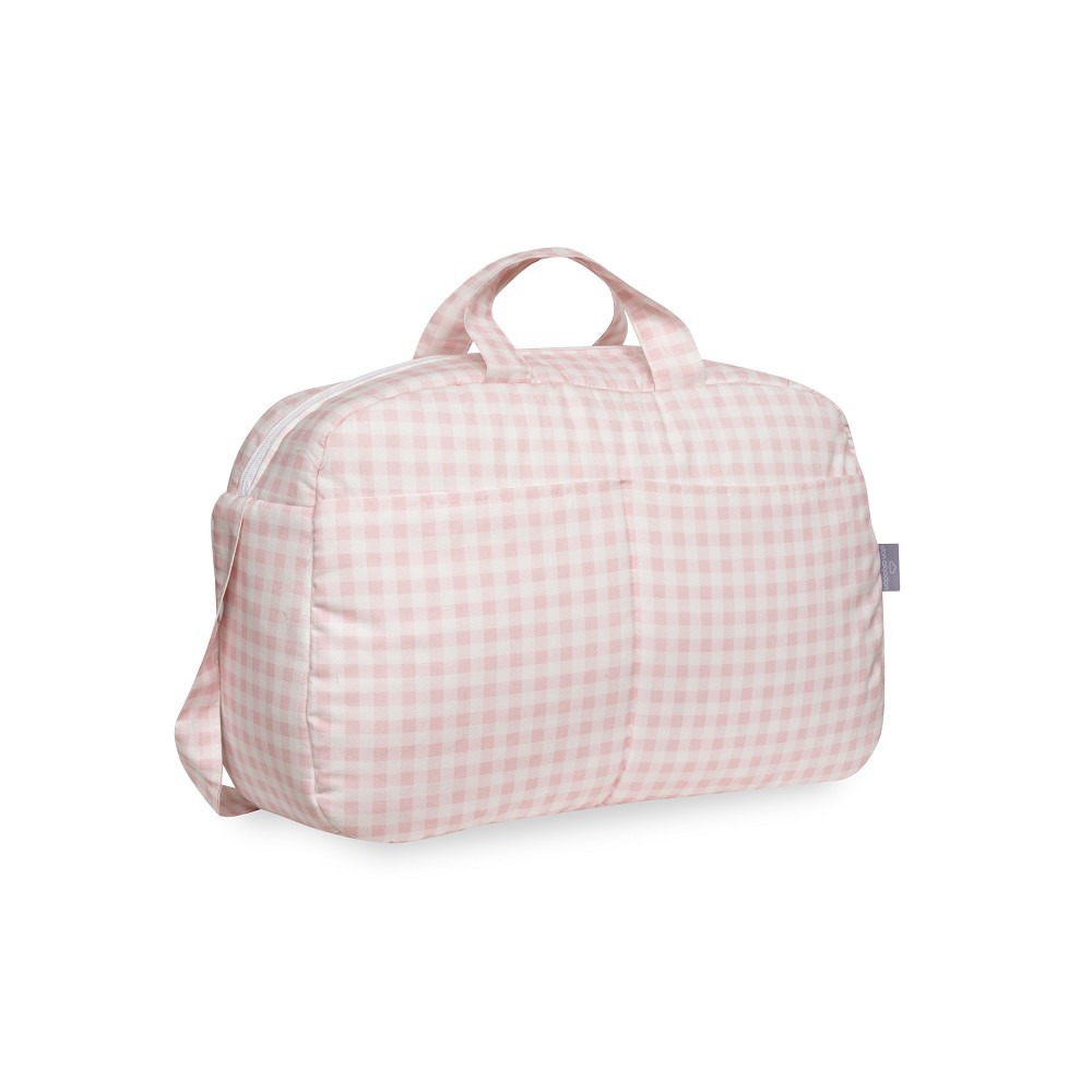 Bolso de Maternidad Vichy Rosa de Don Algodón – Estilo y Funcionalidad