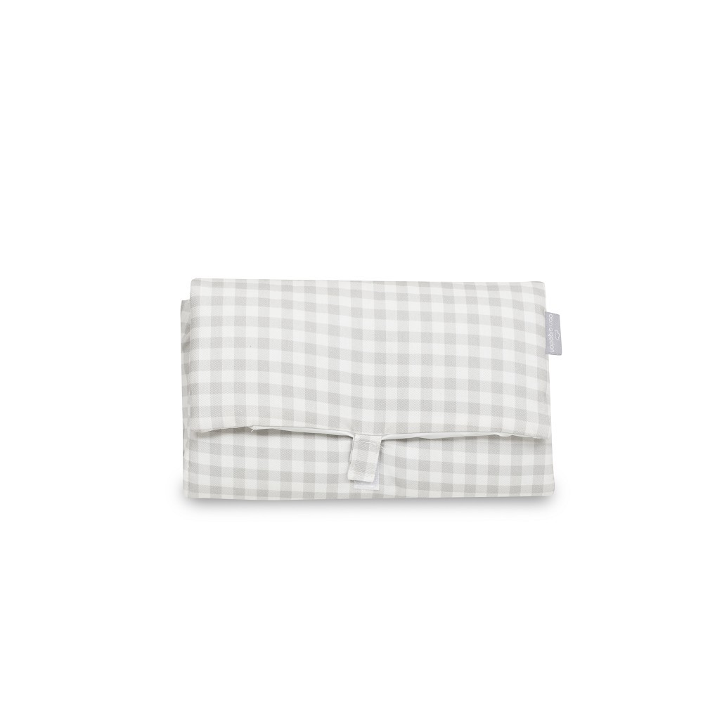 Cambiador Portátil Vichy Gris de Don Algodón – Suave, Impermeable y Plegable