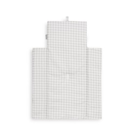 Cambiador Portátil Vichy Gris de Don Algodón – Suave, Impermeable y Plegable