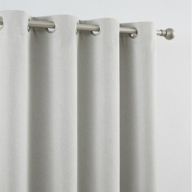 Cortina Blackout Color Crudo con ollaos Camaltex - 140x265 cm.