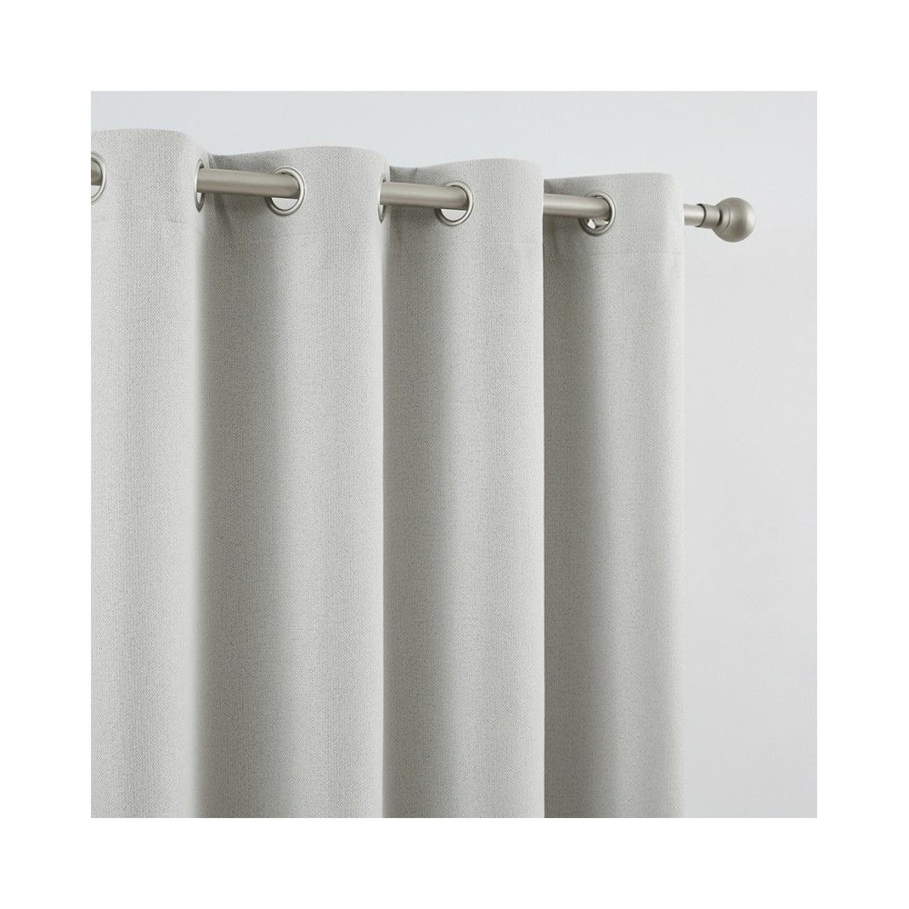 Cortina Blackout Color Crudo con ollaos Camaltex - 140x265 cm.
