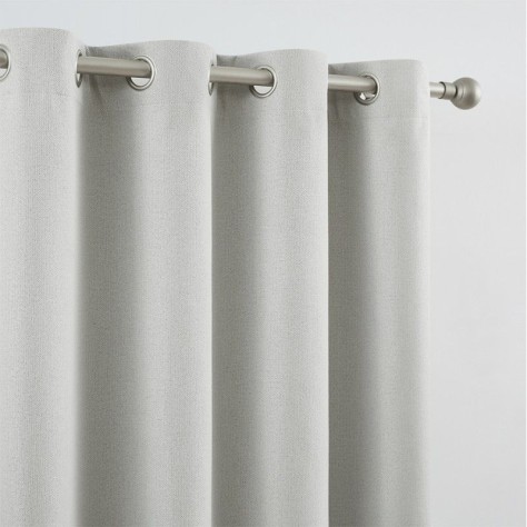 Cortina Blackout Color Crudo con ollaos Camaltex - 140x265 cm.