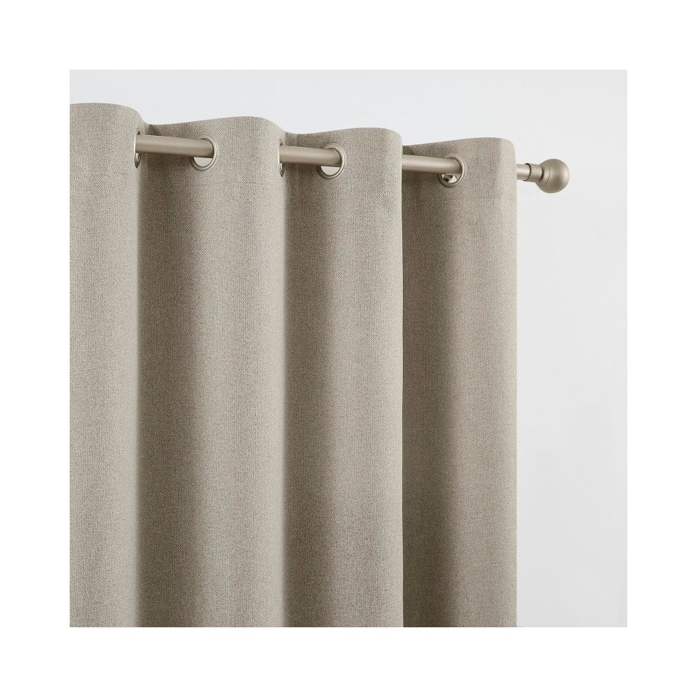 Cortina Blackout Natural Color Beige -140x265 cm.