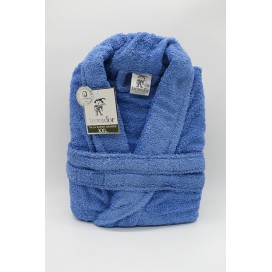 Albornoz Calypso Azul Trovador de algodón 100%