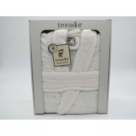 Albornoz Calypso Blanco Trovador de algodón 100%