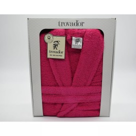 Albornoz Calypso Fucsia Trovador de algodón 100%