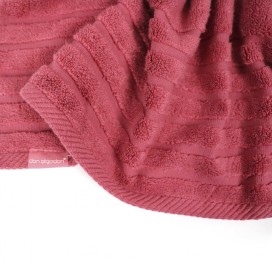 Toalla de Baño 100% Algodón Zero Twist Don Algodón – Color Vino (600 g/m²)