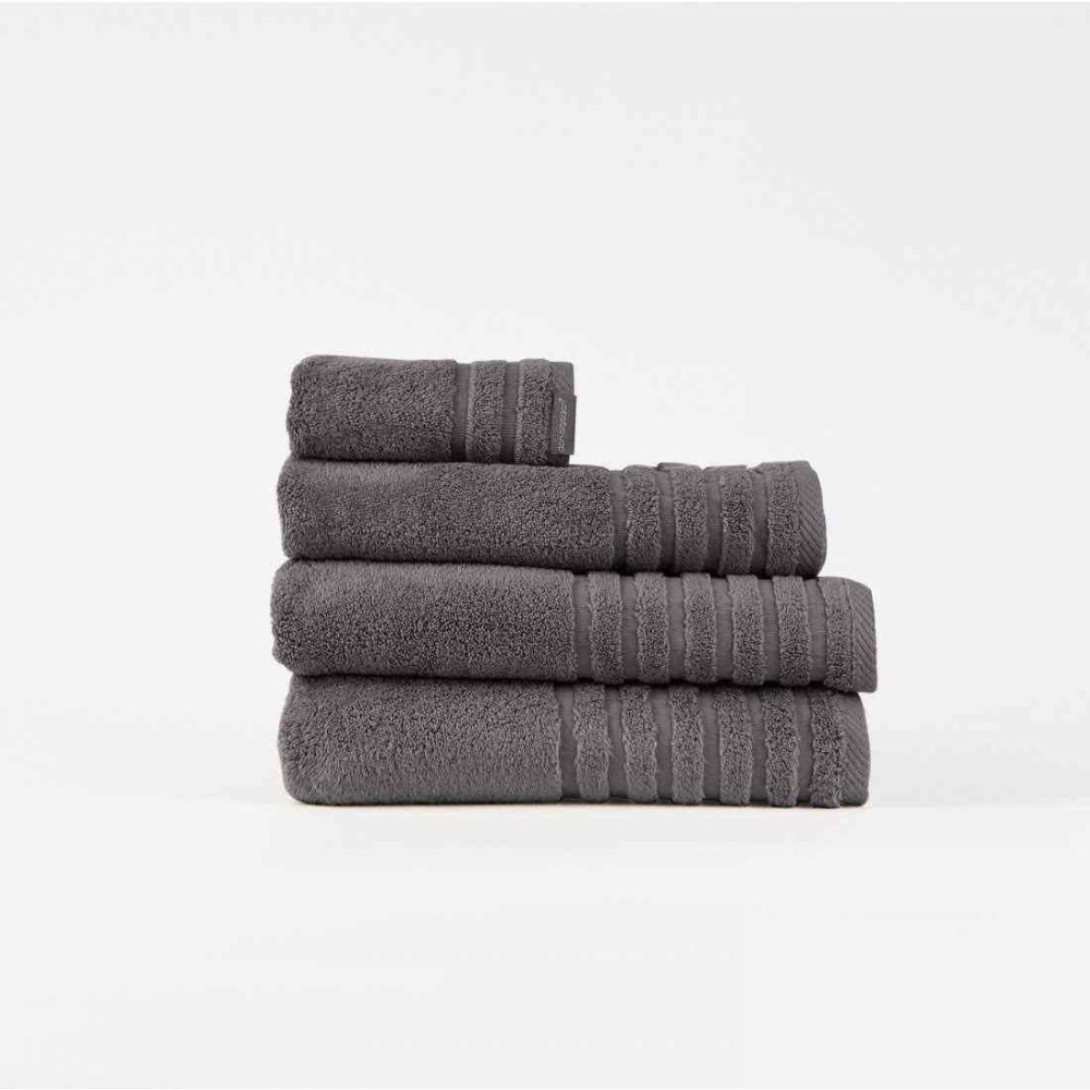 Toalla de Baño 100% Algodón Zero Twist Don Algodón – Color Gris (600 g/m²)