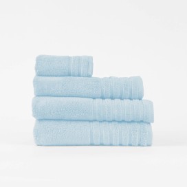 Toalla de Baño 100% Algodón Zero Twist Don Algodón – Color Celeste (600 g/m²)