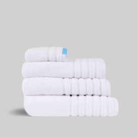 Toalla de Baño 100% Algodón Zero Twist Don Algodón – Color Blanco (600 g/m²)