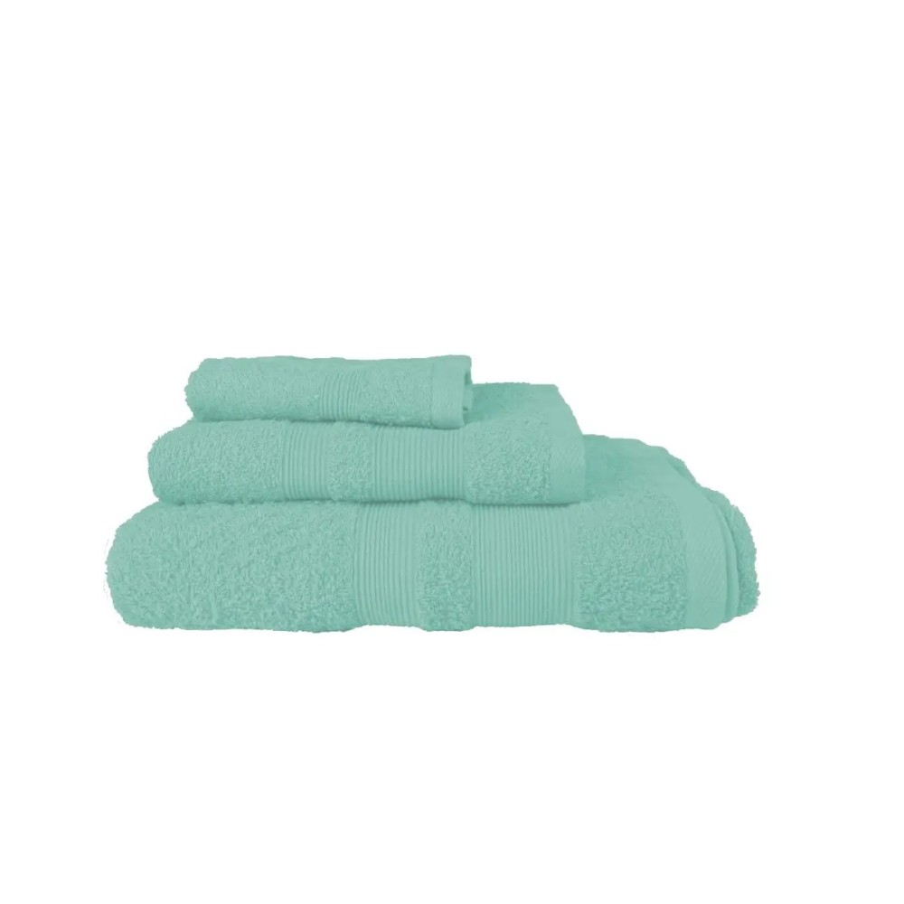Toalla de algodón color Agua Marina – Rizo 400 g/m²