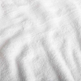 Toalla blanca de algodón – Rizo 400 g/m²