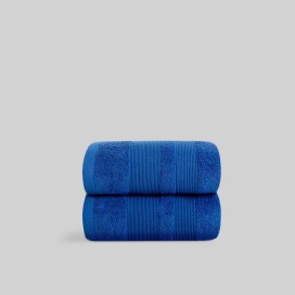 Toalla azulón de algodón – Rizo 400 g/m²