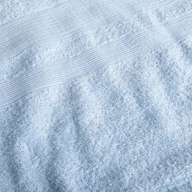 Toalla azul de algodón – Rizo 400 g/m²