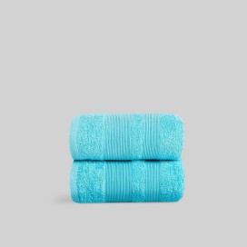 Toalla turquesa de algodón – Rizo 400 g/m²