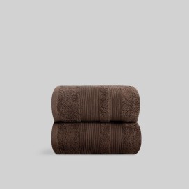 Toalla chocolate de algodón – Rizo 400 g/m²