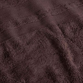 Toalla chocolate de algodón – Rizo 400 g/m²