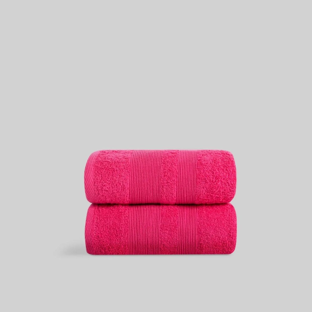 Toalla Fucsia de Algodón – Rizo 400 g/m²