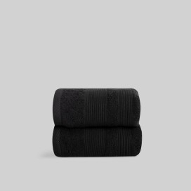 Toalla Negra de Algodón – Rizo 400 g/m²