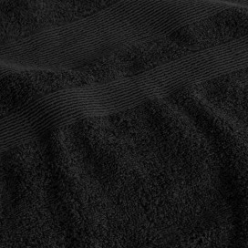 Toalla Negra de Algodón – Rizo 400 g/m²