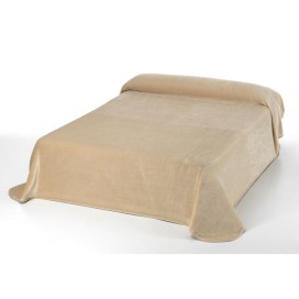Manta de Terciopelo Mora Beige – 480 g/m²
