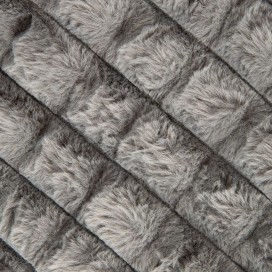 Plaid Amber Karamelo Gris 130x160 cm – Sedalina y Sherpa