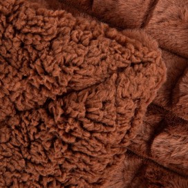 Plaid Amber Karamelo Caldera 130x160 cm – Sedalina y Sherpa