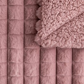 Plaid Amber Karamelo Maquillaje 130x160 cm – Sedalina y Sherpa