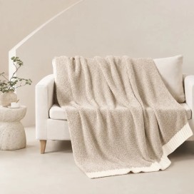 Plaid Angora Dolz Beige 130x170 cm