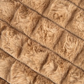 Plaid Amber Karamelo Beige 130x160 cm – Sedalina y Sherpa