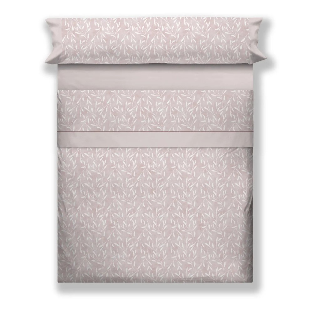 Juego de Sábanas de Coralina Feso Cañete 220 g – Rosa