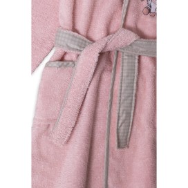 Albornoz Infantil Rizo Unicornio Rosa 100% Algodón – Suavidad y Absorción