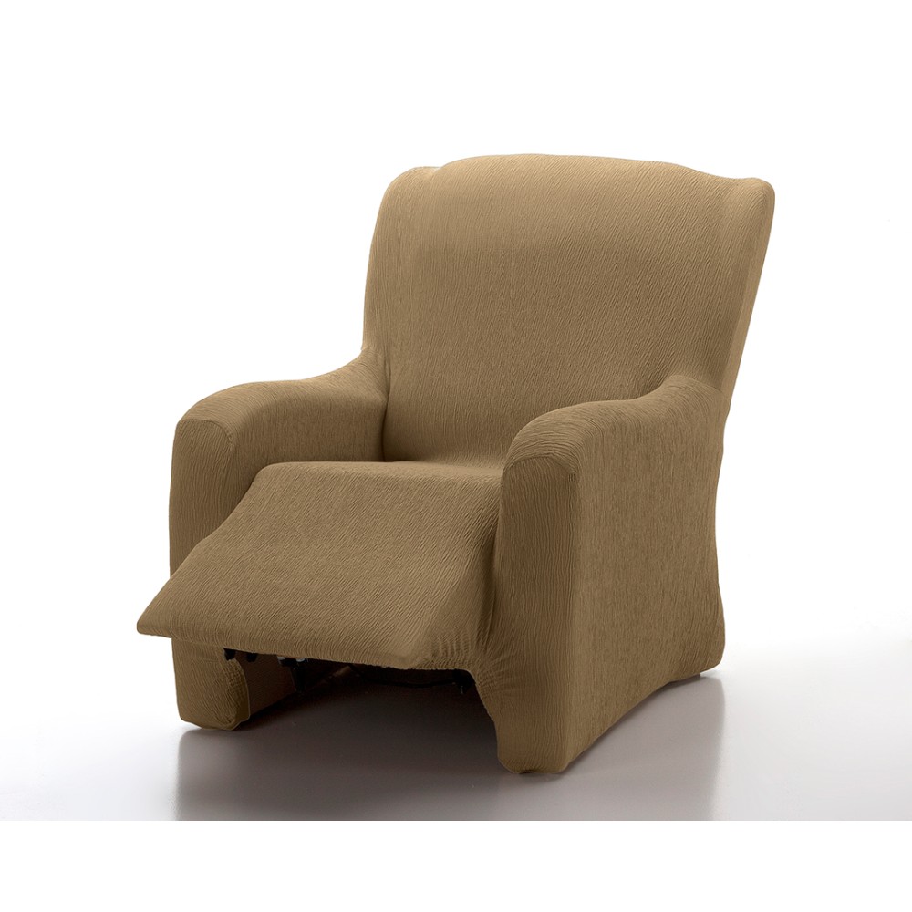 Funda Sillón Relax Elástica 1 Pieza Jara Taupe