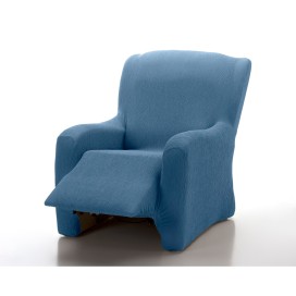 Funda Sillón Relax Elástica 1 Pieza Jara Azul cielo | Casa Textil